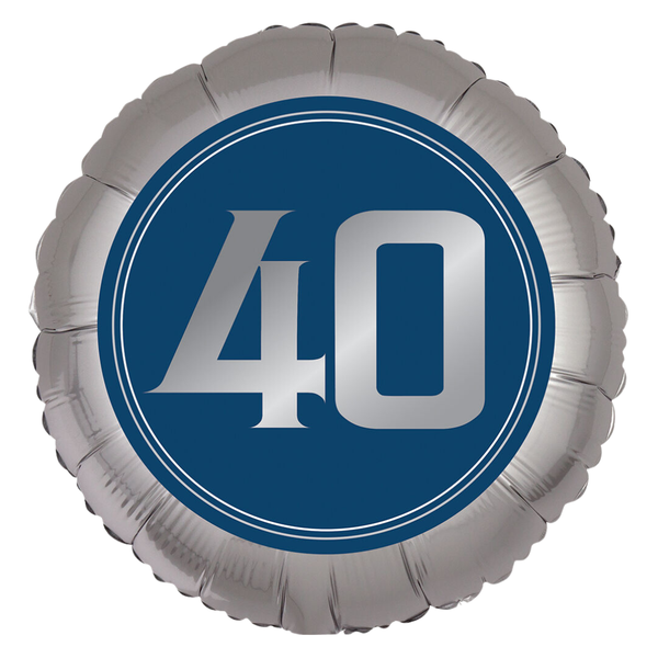 Foil Balloon 18 inch Birthday Man 40th