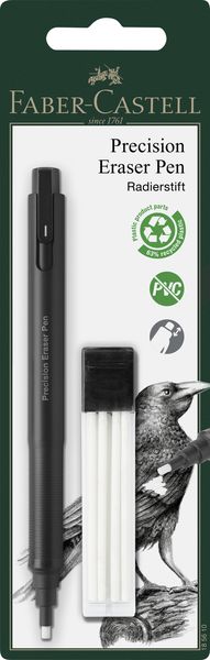 Faber-Castell, Precision Eraser Pen + Refill x4