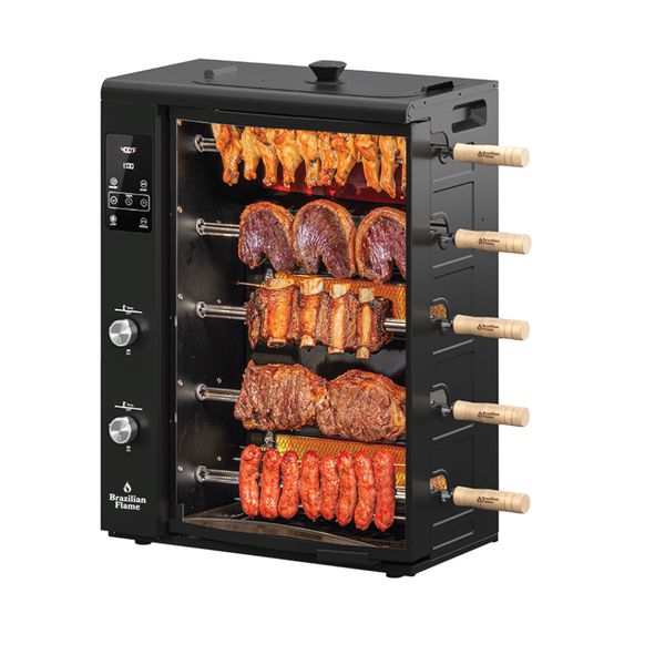 Brazilian Flame Fogo Series Smokeless Gas Rotisserie Braai