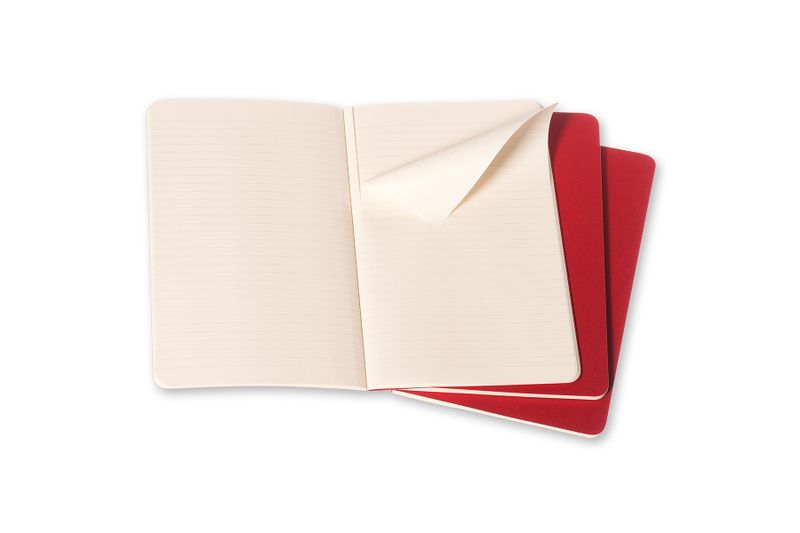 Moleskine Cahier Red Pocket Ruled Journal