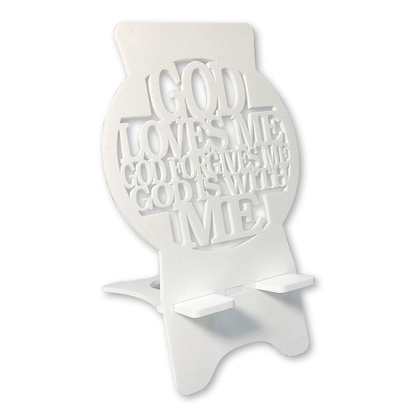 Acrylic White Phone Buddy image