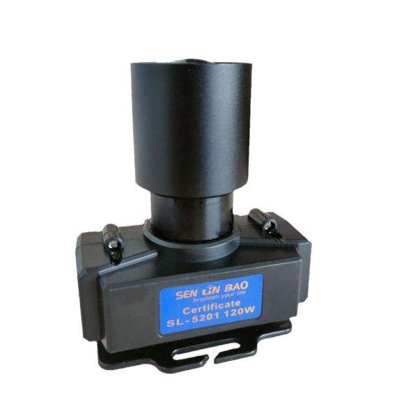 Rechargeable LED headlights with adjustable focal length mode