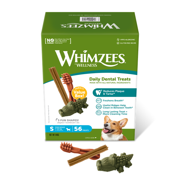 Whimzees Small Variety Value Box (56Piece)