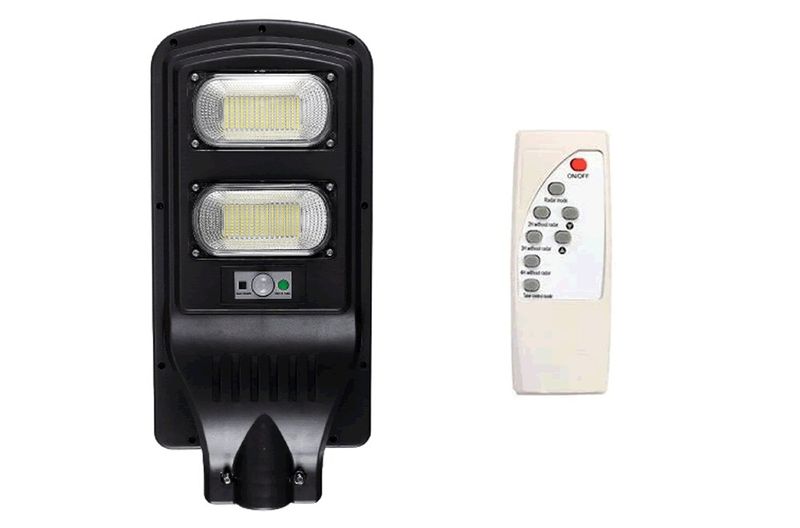 60W Solar Powered LED Street Wall Light With Remote Control
