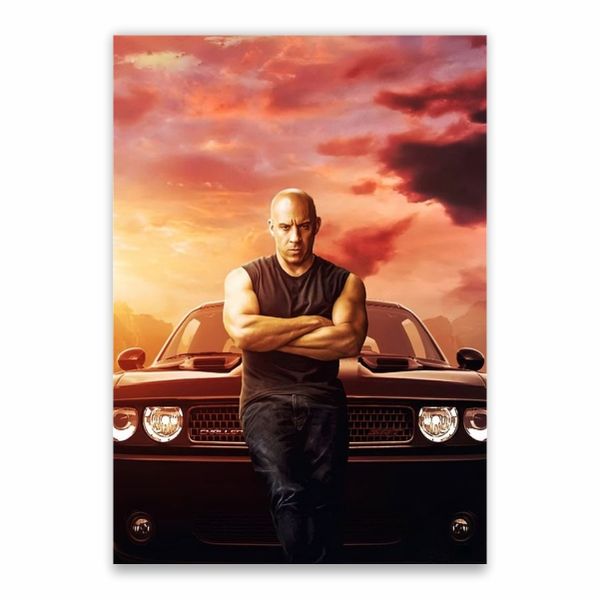 Vin Diesel Car Poster - A1