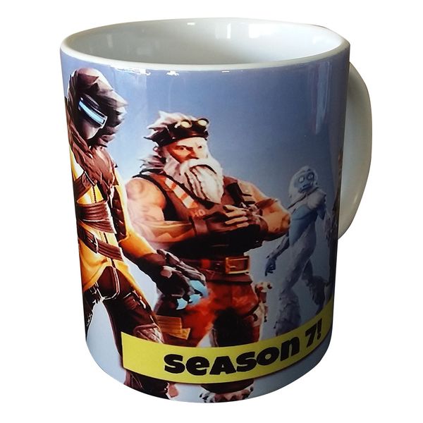Fortnite Blue Season 7 - Comic Coffee Mug