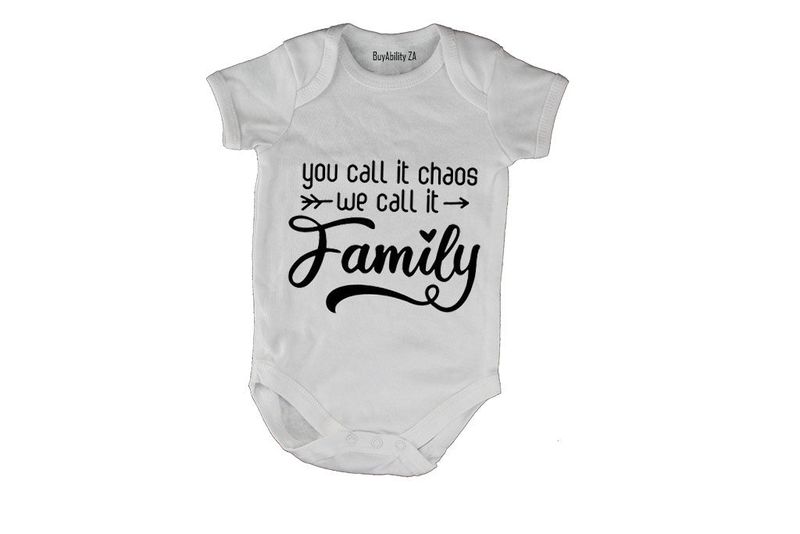 We Call It Family - Short Sleeve - Baby Grow