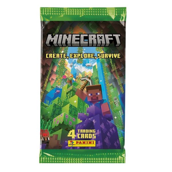 Panini Minecraft 3 Trading Cards Booster (4)