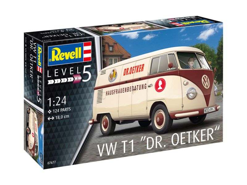 Revell 1/24 VW T1 Bus "Dr. Oetker" Plastic Model Kit