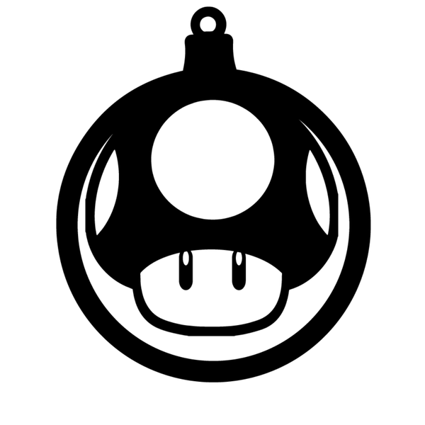 White Decal Sticker - Super Mario 003 image