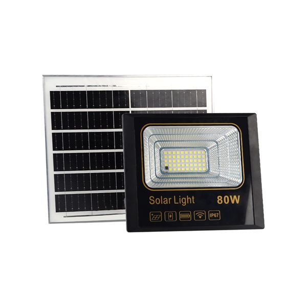 IP67 Solar Light 50W Remote Controlled Outdoor Street Lamp