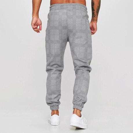 Checkered joggers cheap