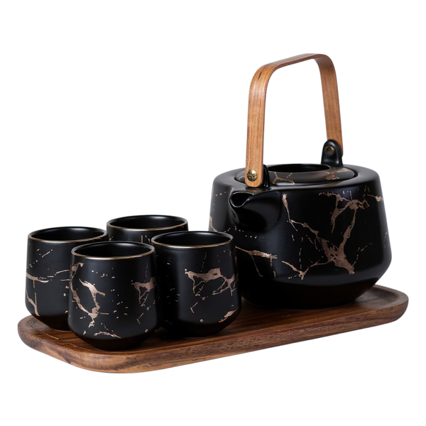 Nicolson Russell Kintsukuroi Teapot and Cups Set