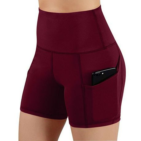 Buy THE GYM PEOPLE High Waist Yoga Shorts for Women Tummy Control Fitness  Athletic Workout Running Shorts with Deep Pockets Online at  desertcartSeychelles