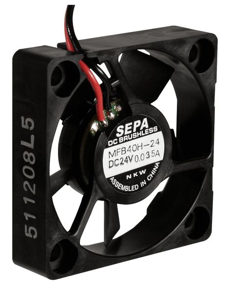Sepa (MFB40H12) DC Axial Fan, 12 V, Square, 40 mm, 10 mm
