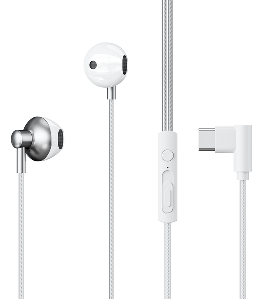 TechZA Super Bass Type-C Earphones with Micr - 1.2m Cable TZ-HF14