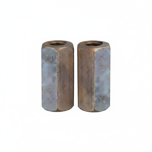Electro Plated 16mm Socket Rod for Closet Systems and Supports - 2 Pack