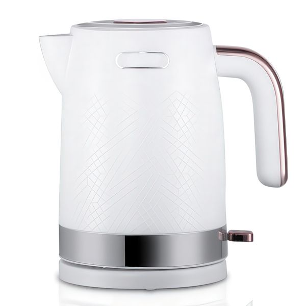 Fast Boil Compact 1.7L Electric Kettle with Safety Shut-Off and LED Light