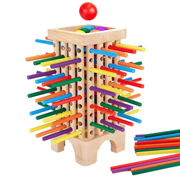 42 Colourful Sticks Dice Game Math Educational Toy