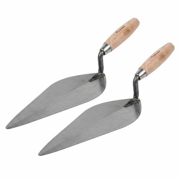 Kaufmann 300mm Steel Brick Trowel for Masonry and Mortar Work - 2 Pack