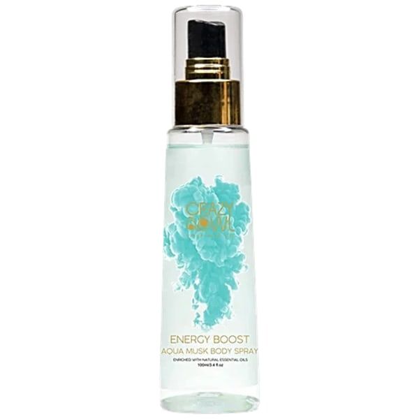 Crazy Owl Energy Boost Aqua Musk Body Spray 100ml