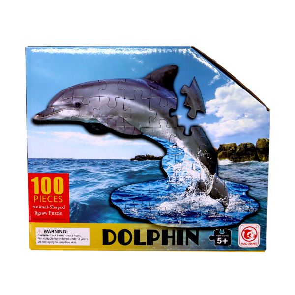 Hao Xiang Dolphin Kids Jigsaw Puzzle - 100 Pieces