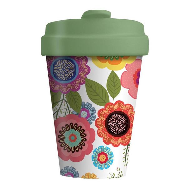 ChicMic Flower Power Bamboo Travel Mug 400ml