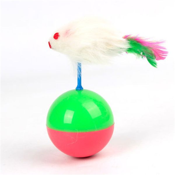 Tumbler Plush Mouse Interactive Cat Toy