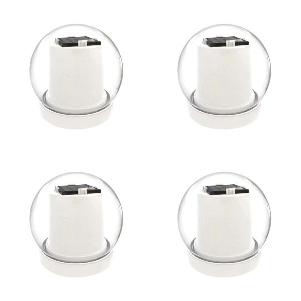 Solar Pool Lights That Float Waterproof LED Flame Lights pack of 4