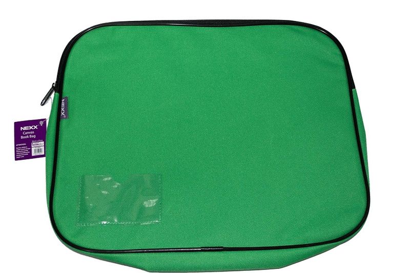 NEXX Canvas Gusset Book Bag (Green)