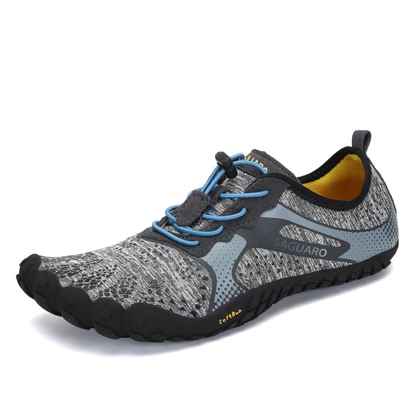 SAGUARO FAST 1 Ultra Light Barefoot Shoes - Light Grey