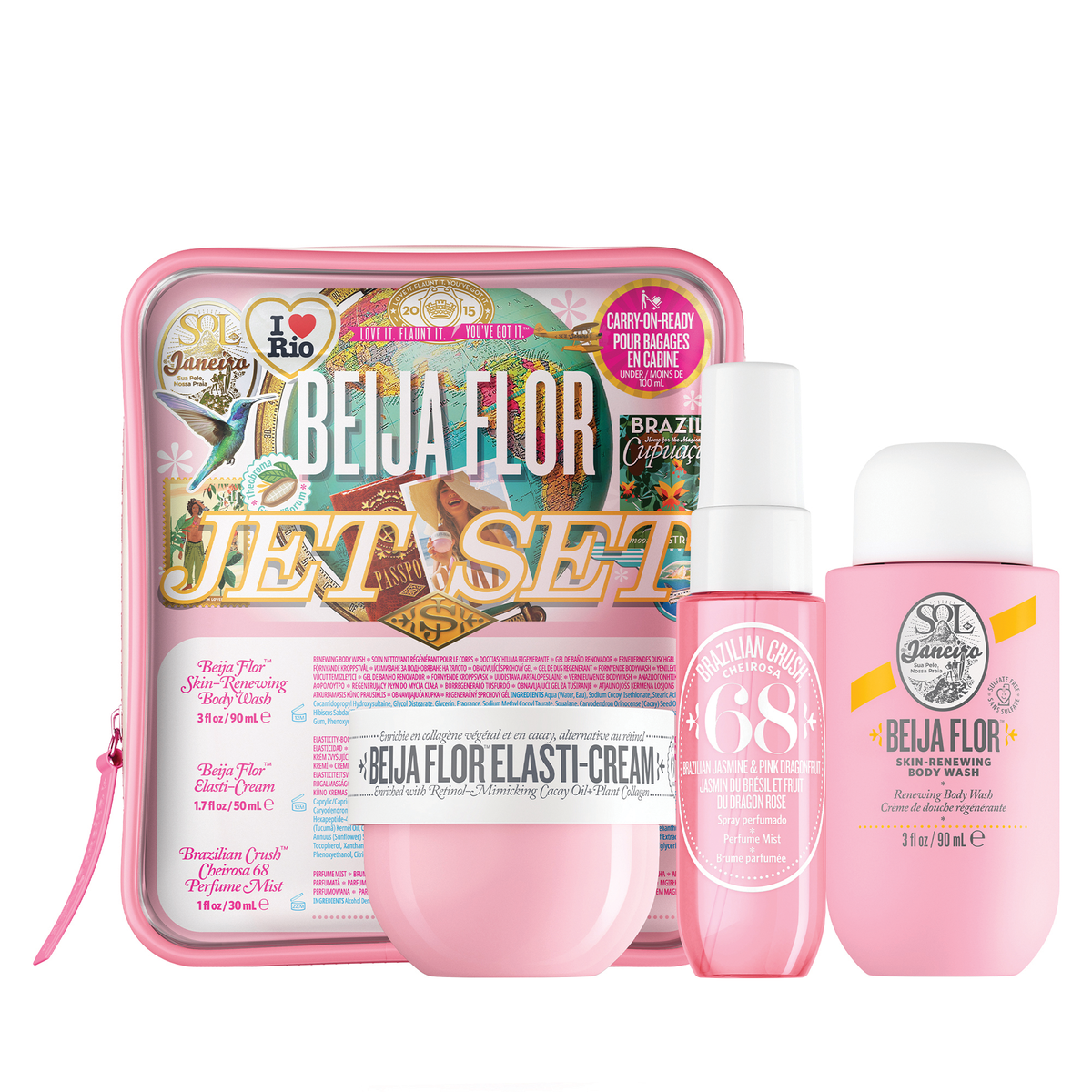 sol de janeiro ソルデジャネイロ　トラベルセット　２つ Sol de Janeiro Beija Flor Jet Set | Shop Today. Get it Tomorrow