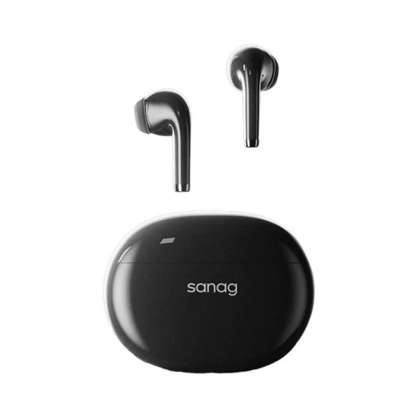 SANAG -T81- IPX46 Waterproof Wireless Earphones With Touch Control - Black
