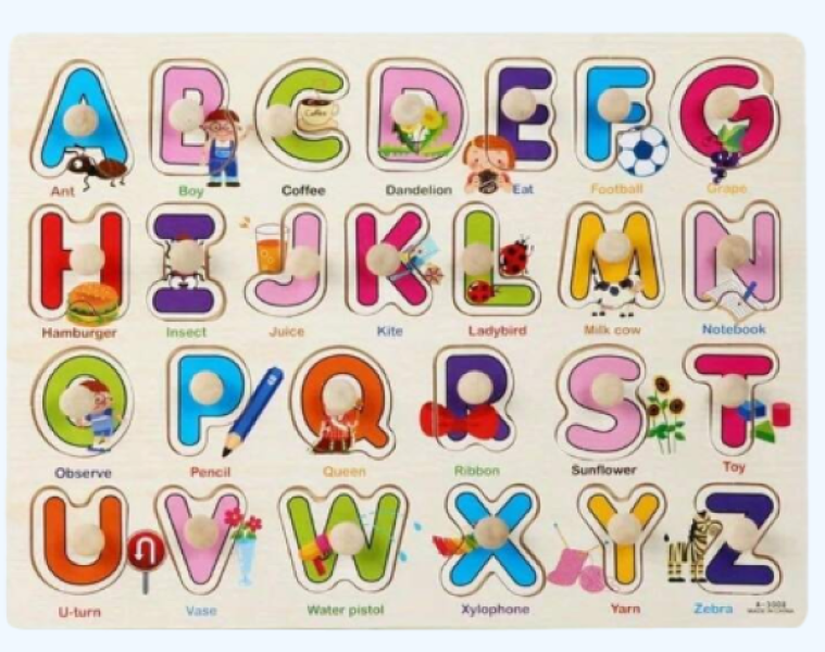 Alphabet Kids Wooden Puzzle