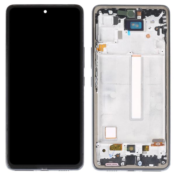 OLED LCD Screen Full Assembly for Samsung Galaxy A53 5G + Tempered Glass