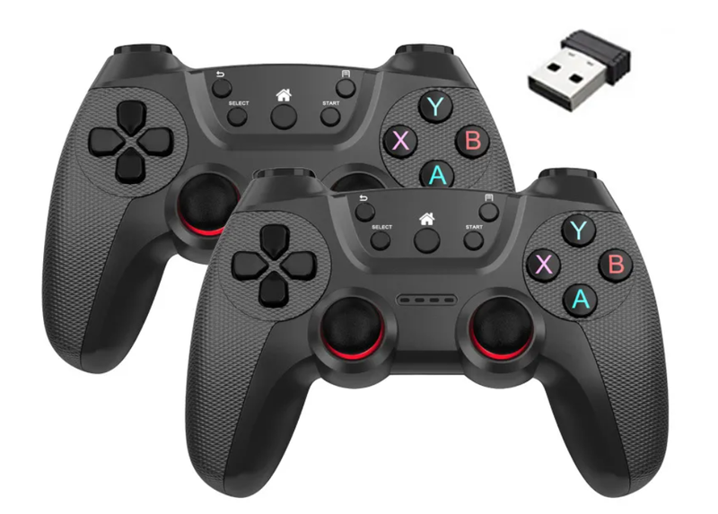 SamMag Biz Gamepad KM-029 2.4G One for Two Doubles Wireless Controller