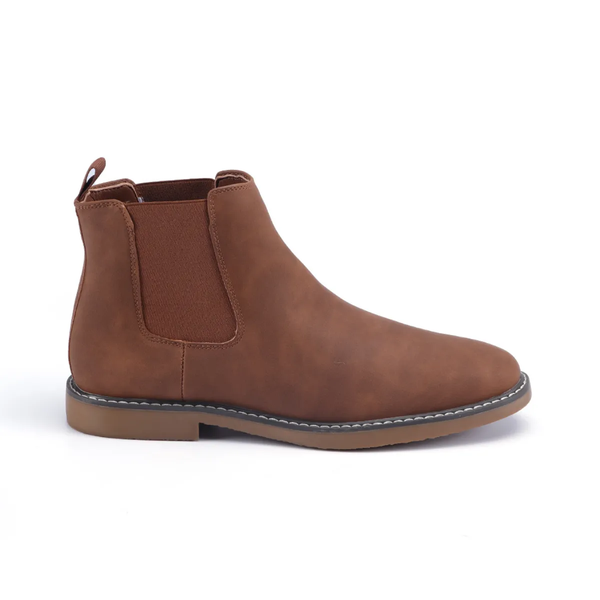 Blink David Men Tan Almond Toe Chelsea Boot