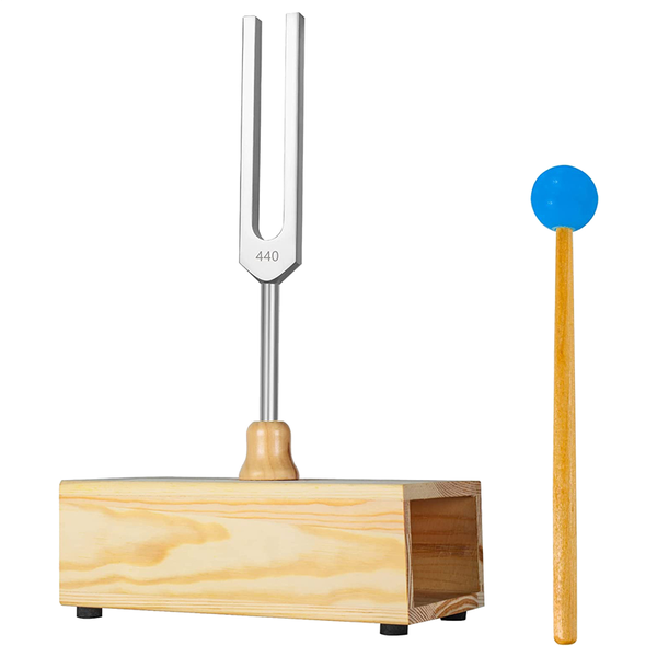 440HZ Tuning Fork,Tuning Fork Resonance Box,for Sound Therapy, Yoga