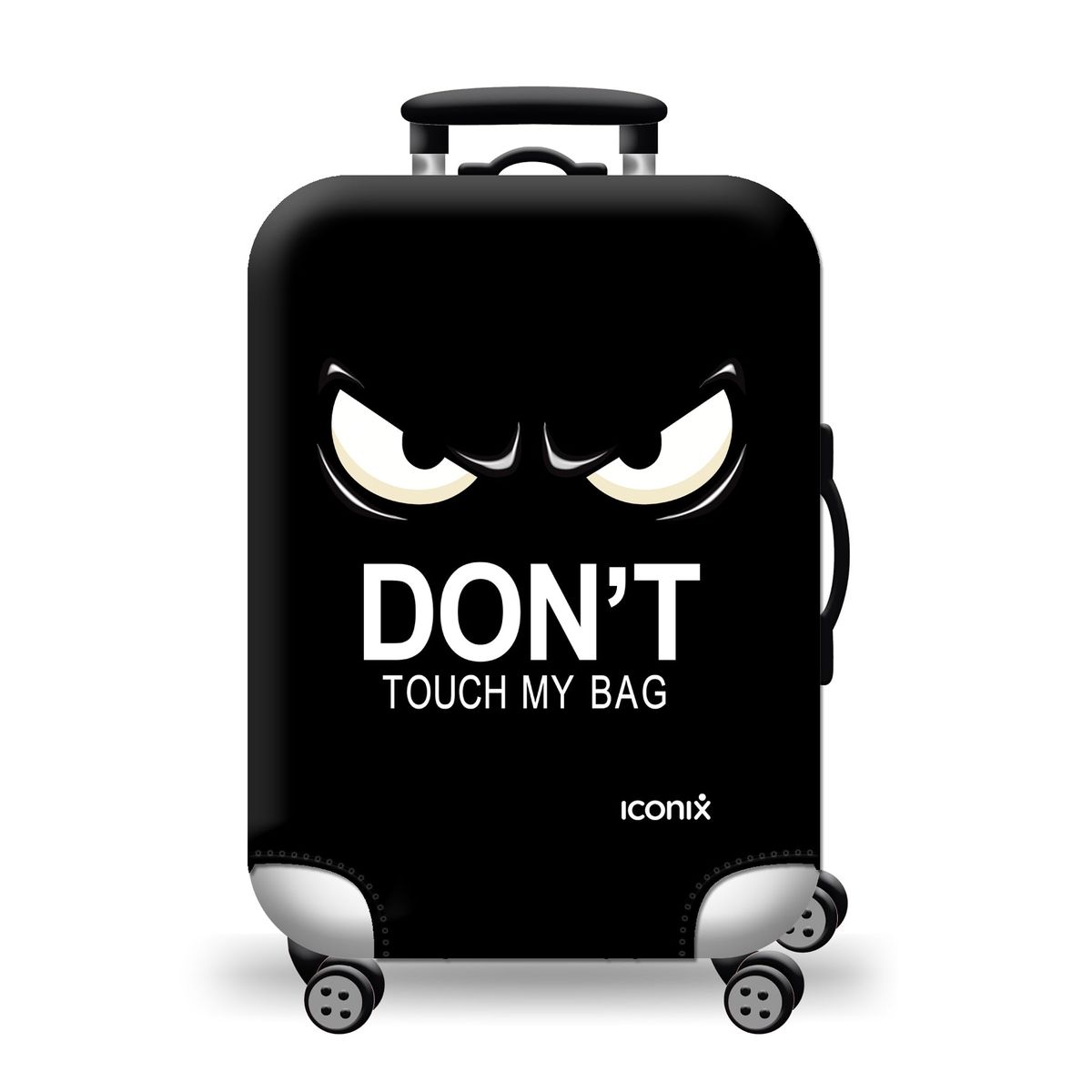 Iconix Printed Luggage Protector Cover - Don't Touch