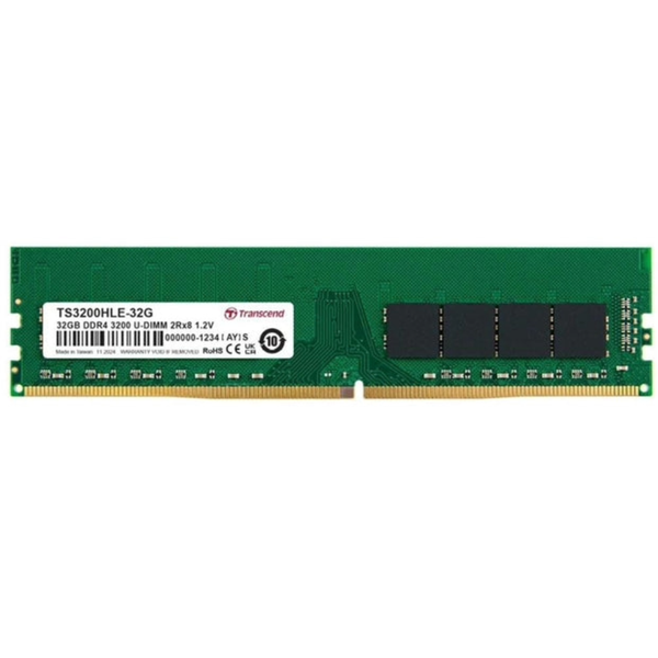Transcend TS3200HLE-32G U-DIMM Memory Module 32GB DDR4 3200MHz