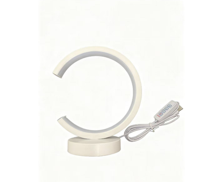 LED Desk Lamp, Bedroom Bedside Circular Atmosphere, Small Night Light