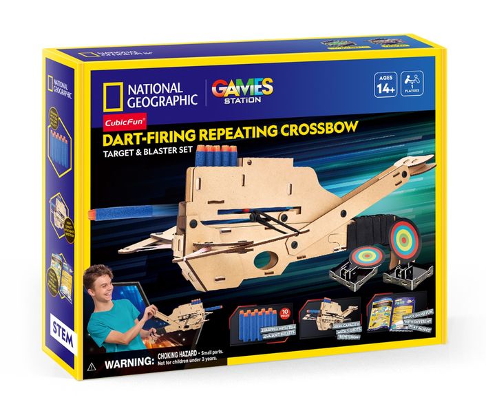 Cubic Fun National Geographic - Dart-Firing Repeating Crossbow 3D Puzzle