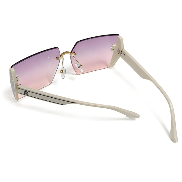 Lady's Luxury Oversized Square Sunglasses-Gradient UV Protection