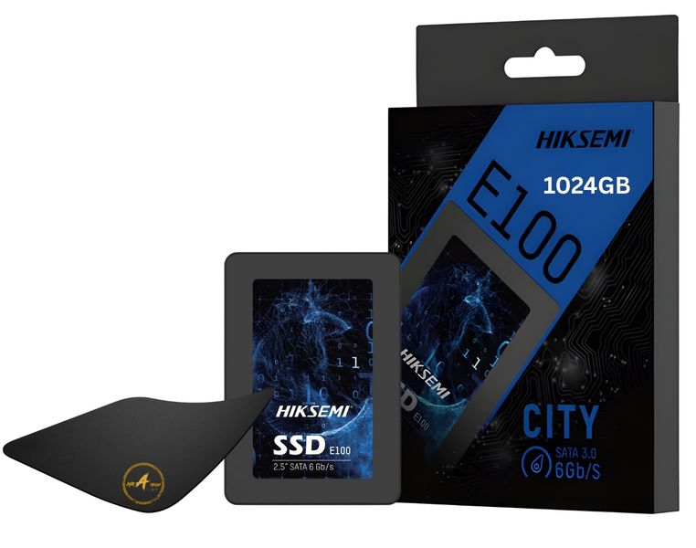 Hiksemi City Series 1024GB 3D SSD NAND SATA III /6 GB + Mouse Pad