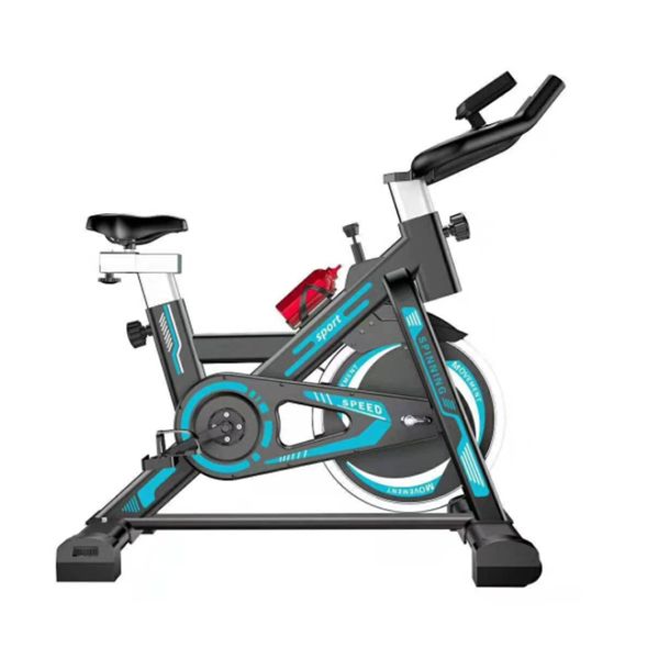 Indoor Sports Stationary Cardio Exercise Bike - Blue/Black