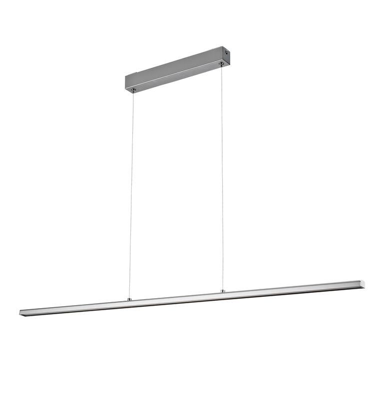 Inspire Pendant Lamp LED 2190lm 3000k 90cm Metal Matt Chrome Inspire Fonda