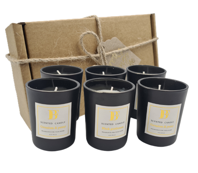 Scented Candle Giftbox Black