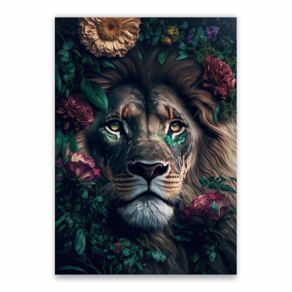 Lion Decorative Poster - A1