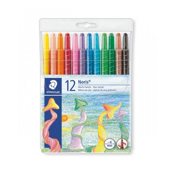 Staedtler - Noris Retractable Wax Crayons Set Of 12