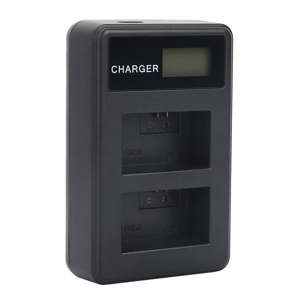 Dual NP-FW50 Charger with LCD
